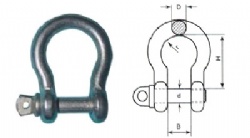 European large bow shackle