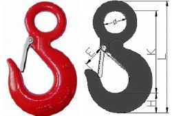 U.S type eye hoist hook