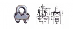 Australia Type Hot Dipped Malleable Wire Rope Clip